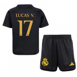 Real Madrid Lucas Vazquez #17 Dětské Alternativní dres komplet 2023-24 Krátký Rukáv (+ trenýrky)